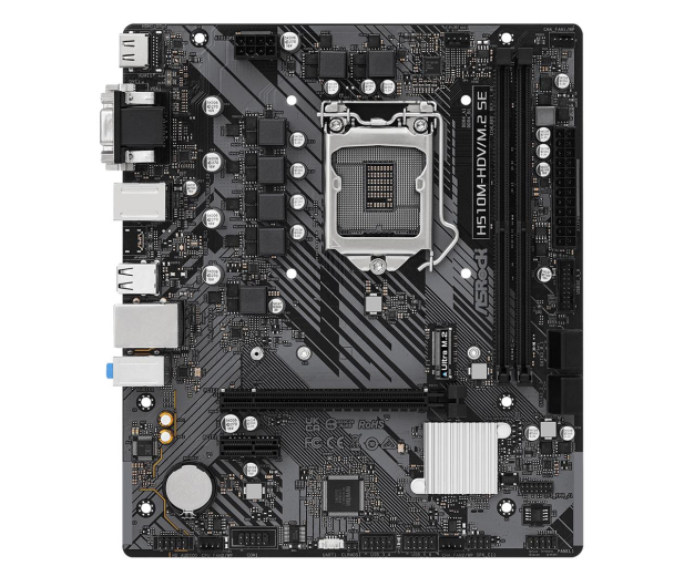 ASROCK Płyta główna H510M-HDV/M.2 SE s1200 2DDR4 HDMI/DVI mATX - 1188033 - zdjęcie 3